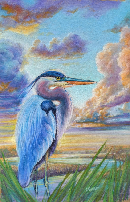 Louisiana evening Blue